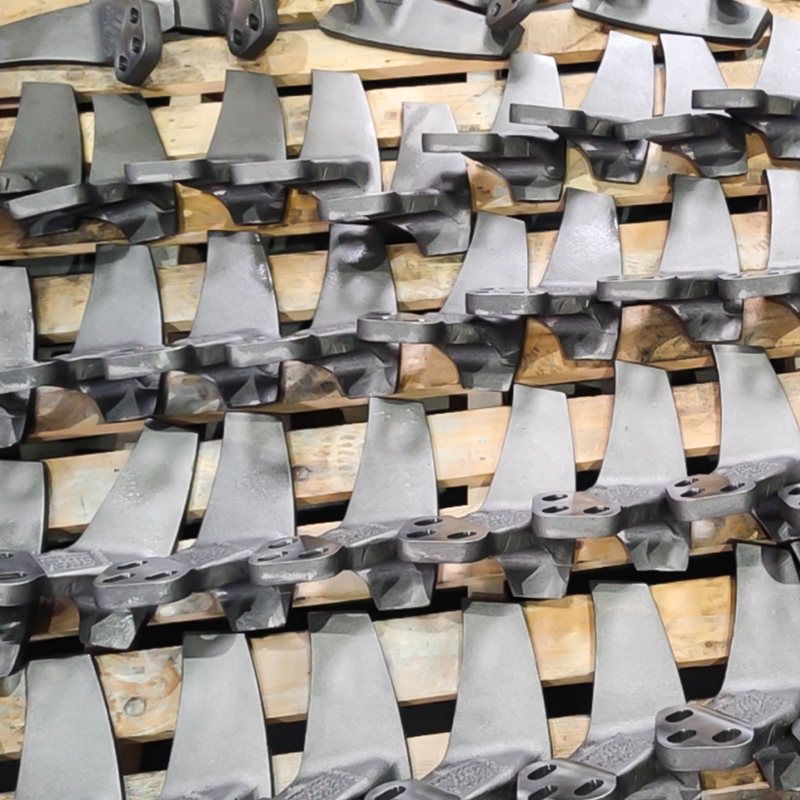 เครื่องจักรตีขึ้นรูป SS316L ใบพัดปัดน้ำฝนตีขึ้นรูป